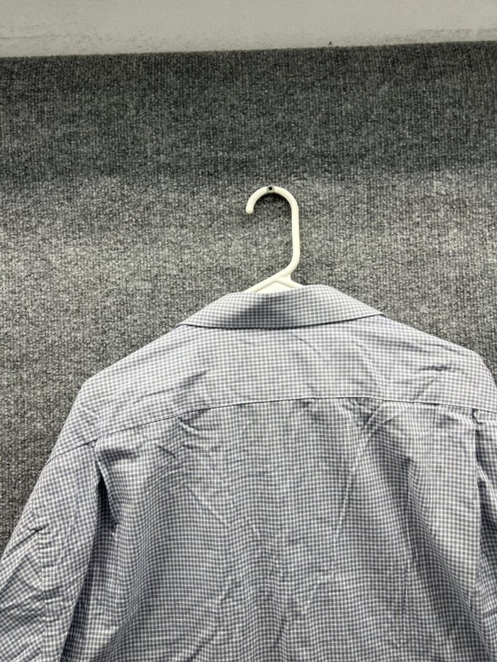 Tommy Hilfiger Dress Shirt Mens XXL Blue Gingham Regular Fit Long Sleeve - Picture 10 of 11